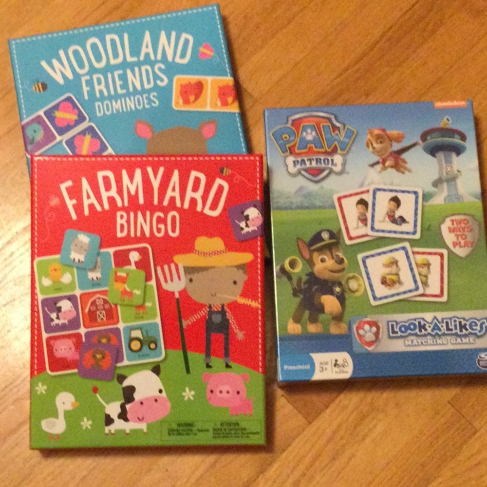 Farmyard Bingo and Woodland Friends Dominoes Set